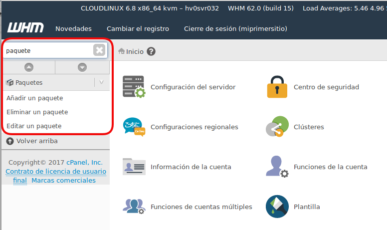 Cómo crear paquetes/planes de hosting en WHM - Preguntas ...