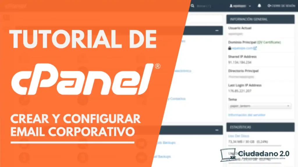 Cómo crear y configurar cuentas email corporativo en cPanel