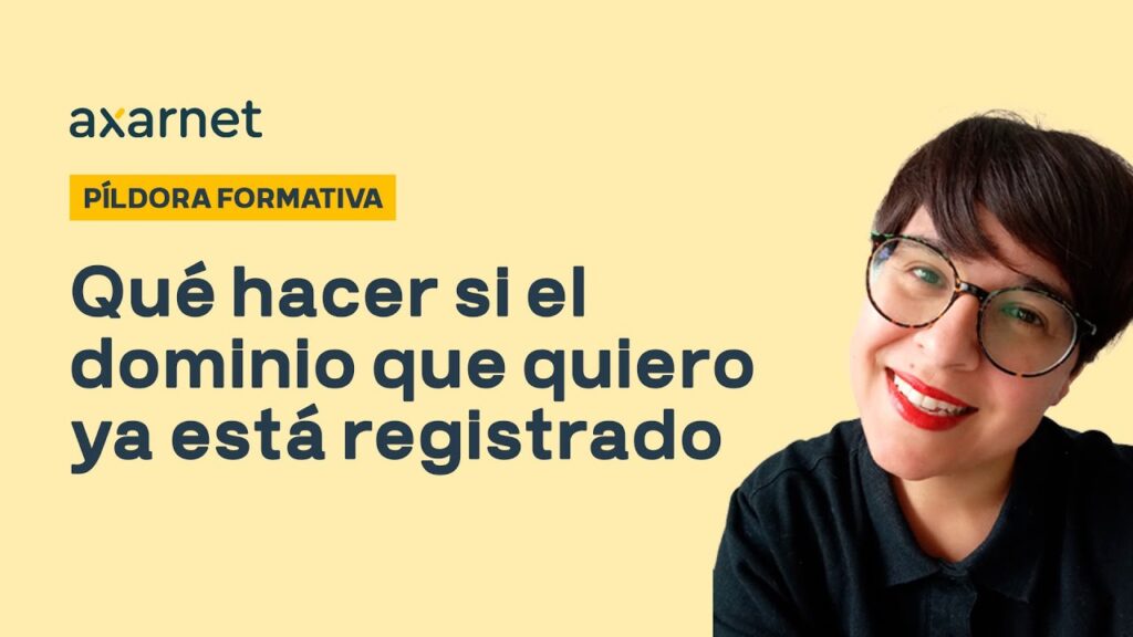 Qué hacer si tu dominio ya está registrado 1 👨🏻💻Qué hacer si el DOMINIO que quiero ya está registrado